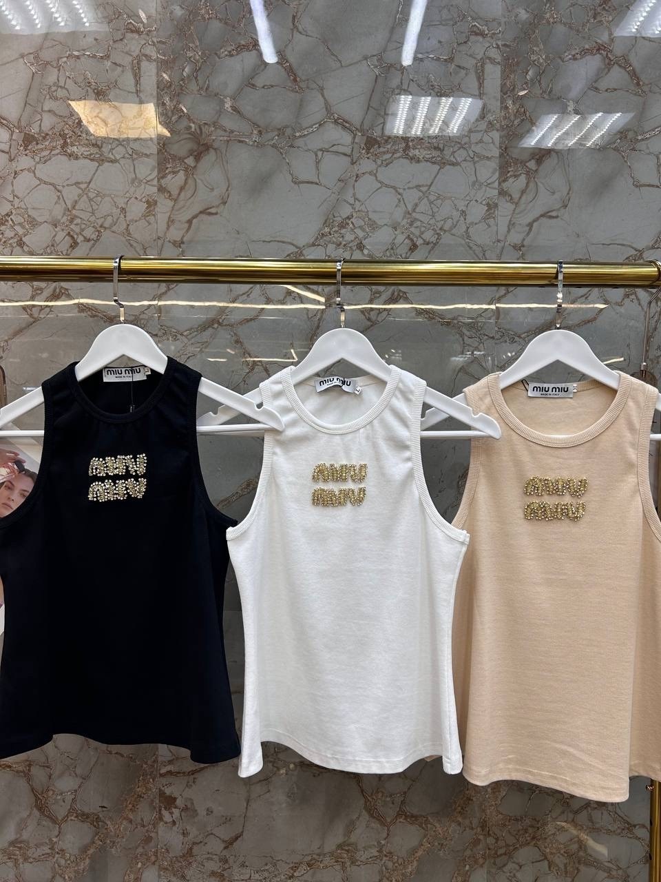 майка,женская майка,майка miu miu,футболки и топы,топ женский