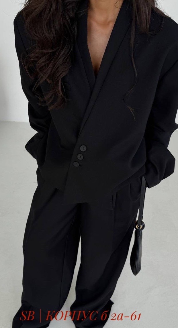 костюм женский оверсайз,брючный костюм,костюм оверсайз,жакет с поясом,женский классический костюм оверсайз am-6775a850