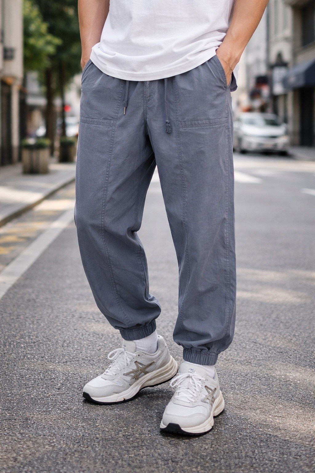 черные свободные брюки jogger 6853 madmext,мужские брюки,штаны джоггеры мужские,мужские джоггеры,брюки спортивные