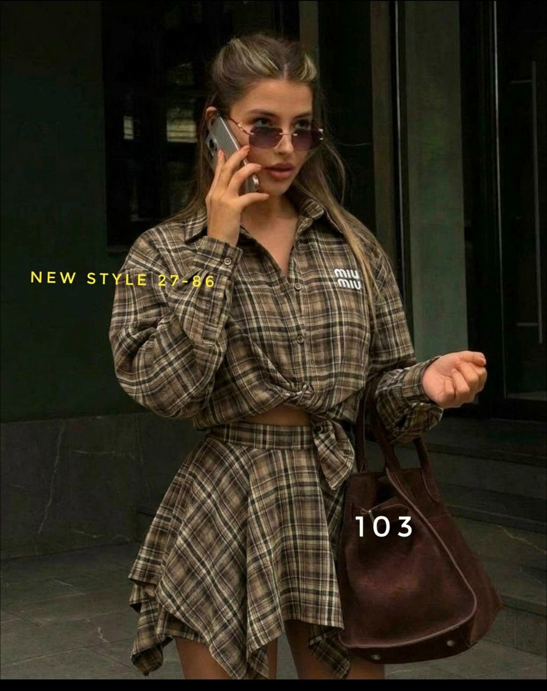 костюм в клетку,платья в клетку,женские костюмы с юбкой,костюм с юбкой и рубашкой в клетку,костюм с юбкой