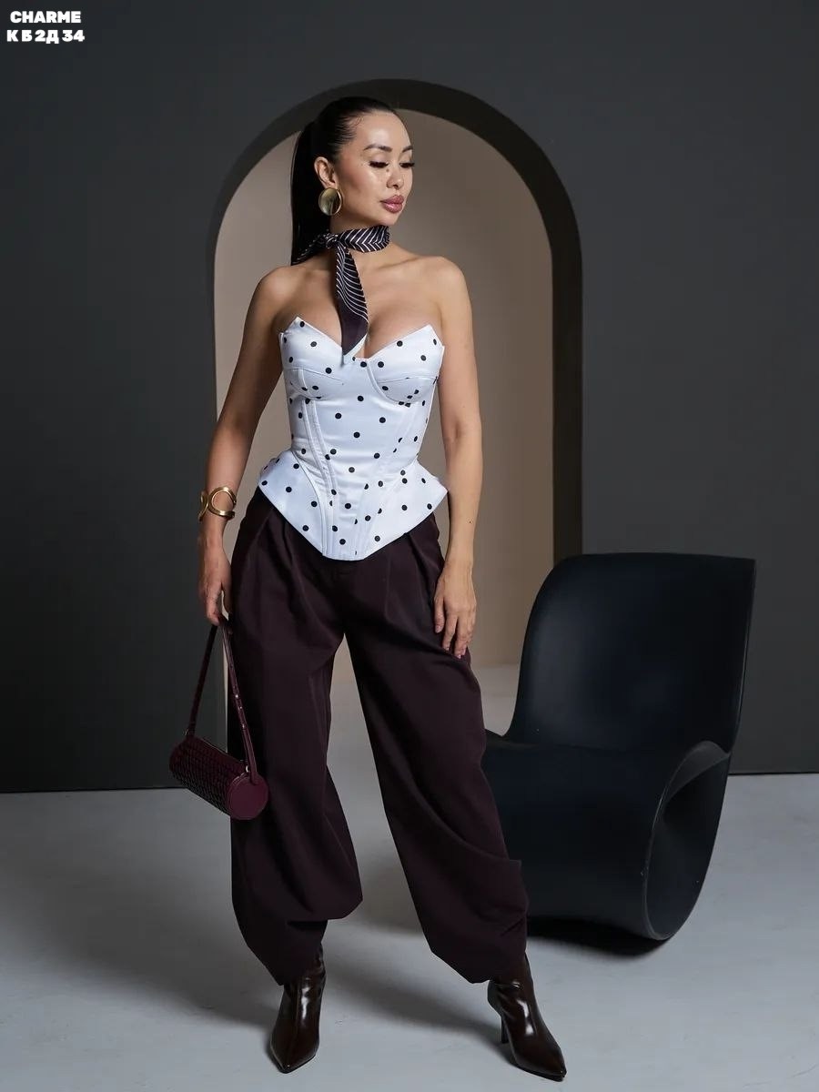 корсет в горошек,корсет женский,корсет бюстье,корсет топ,корсет