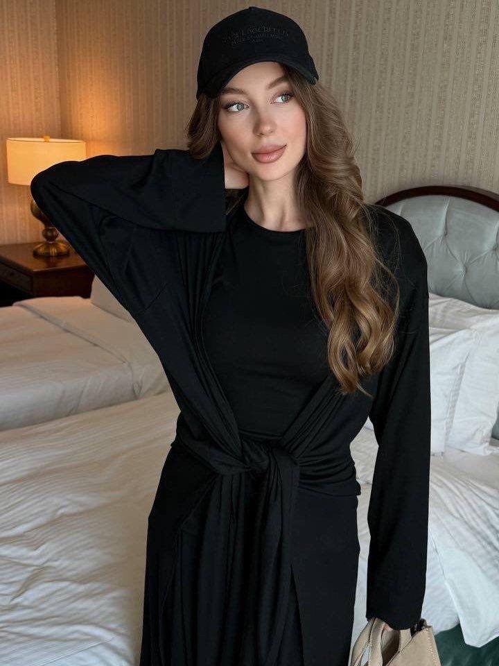 костюм с длинной юбкой,трикотажный костюм,женский костюм,стильные наряды,