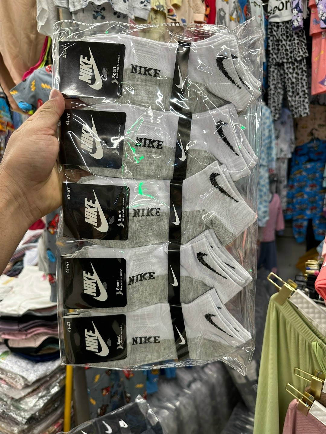 носки nike высокие,носки найк,носки средние хлопковые набор 5 пар nike,комплект носков nike,носки мужские nike