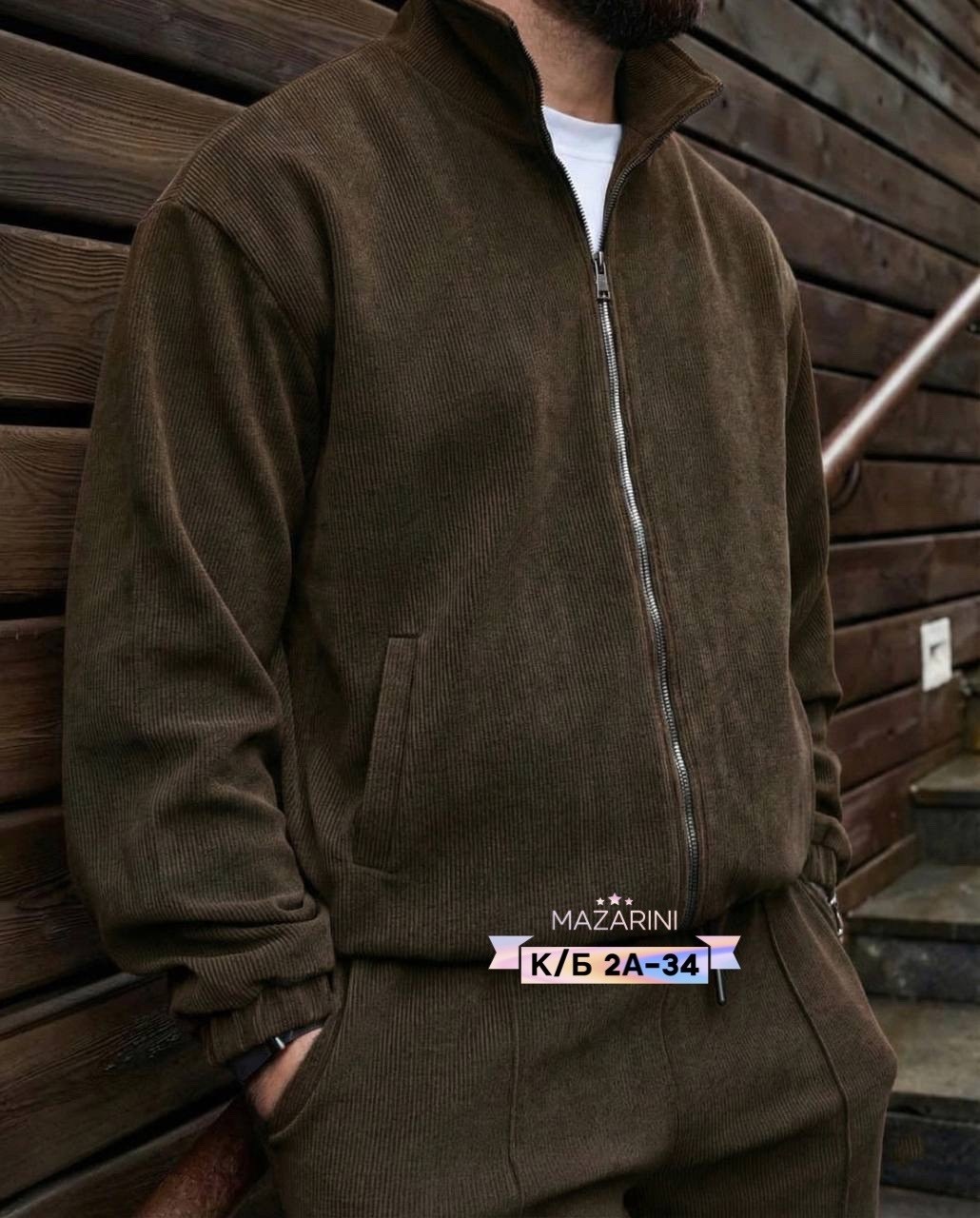 спортивный костюм вельветовый tm limited,спортивный костюм вельветовый мужской,костюм спортивный,мужская мода,спортивный костюм мужской модный из микровельвета коричневого цвета