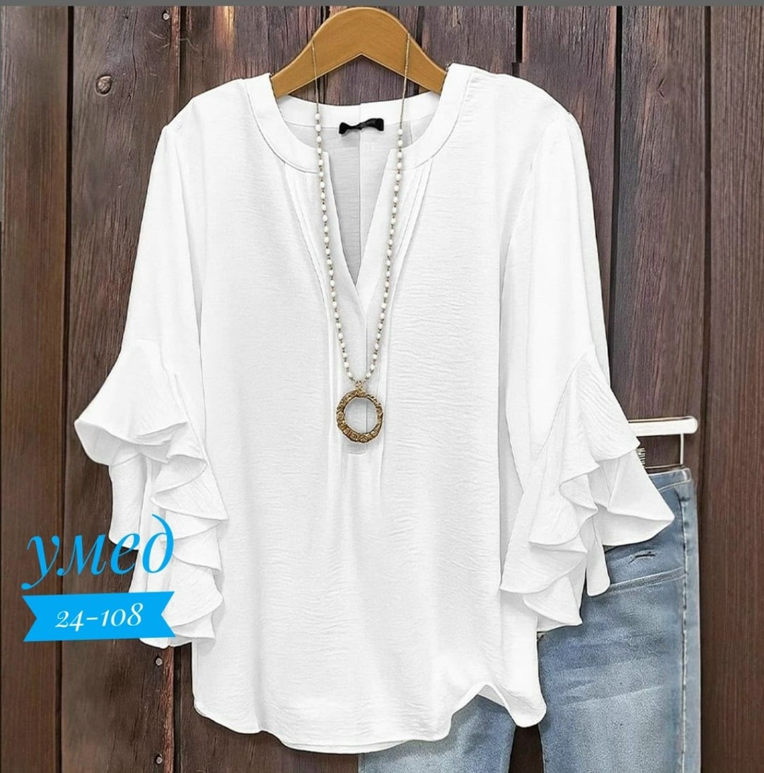 свободная женская рубашка,блузка с расклешенными рукавами,блузка элегантная,белая блузка,стильные блузки