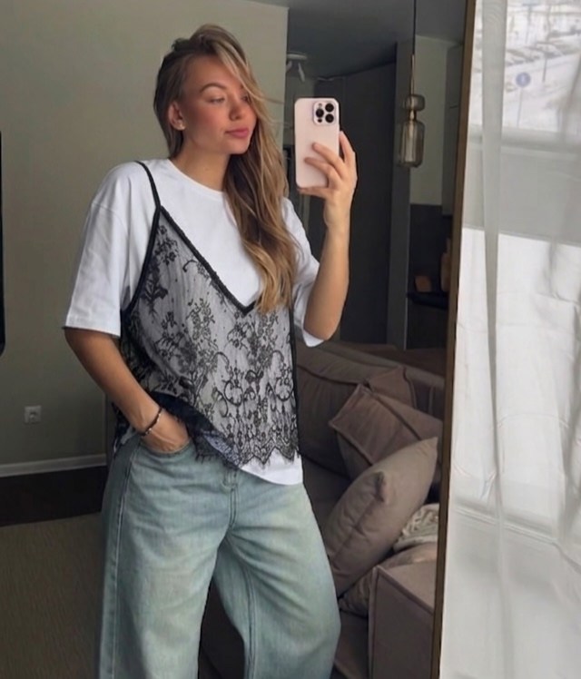 кружевная майка,топ кружевной,топ с кружевом,майка с кружевной отделкой,топ на бретелях с кружевом