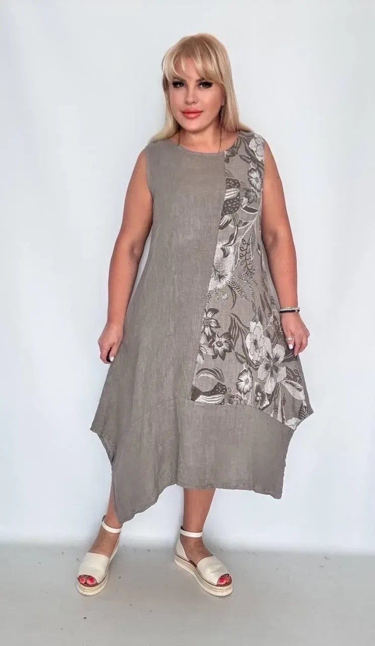 платья для полных,льняное платье больших размеров,льняное платье,белорусские платья,платья бохо