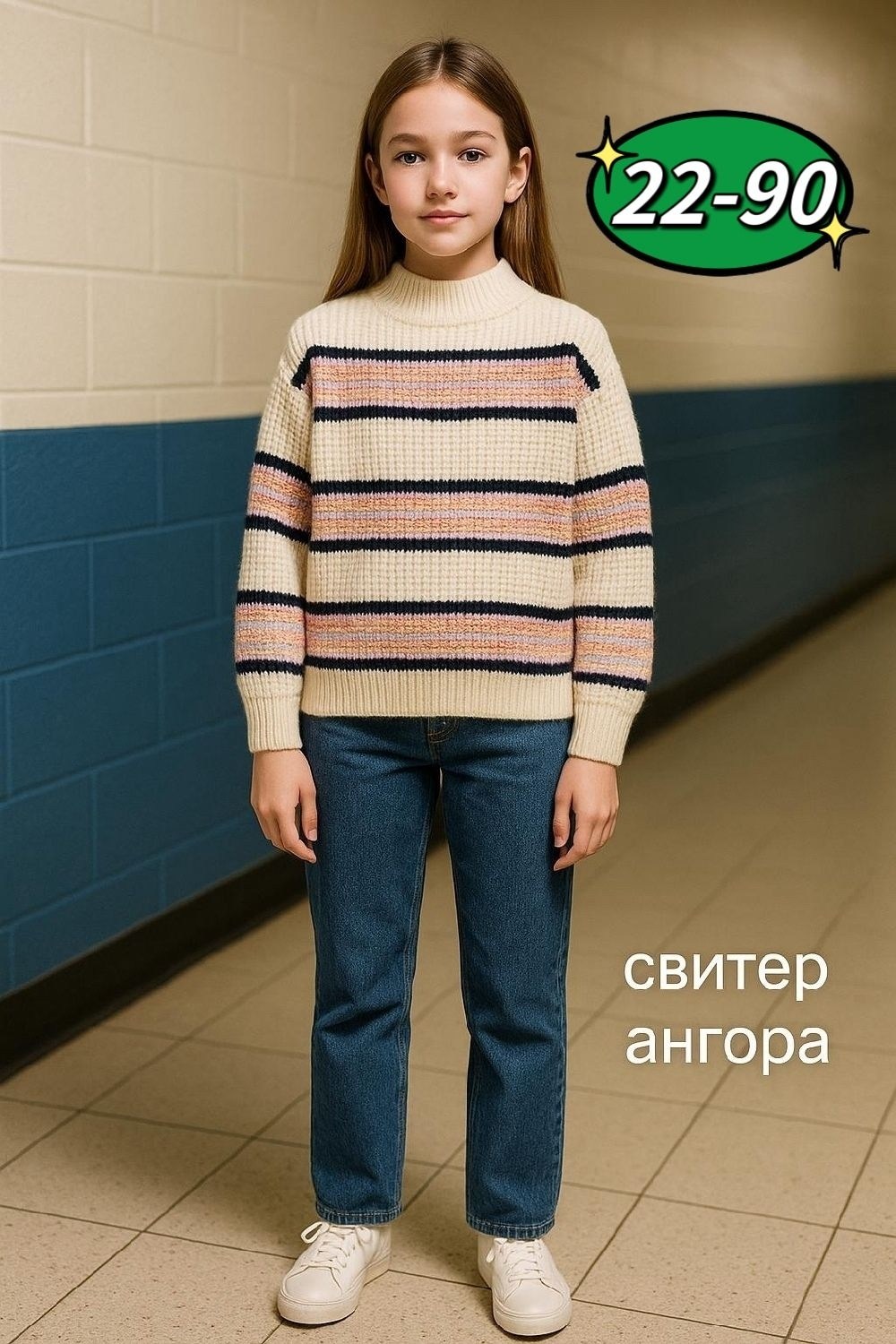 джинсы для девочки широкие,джинсы подростковые для девочек широкие,джинсы для девочек,джемпер,джемпер вязаный