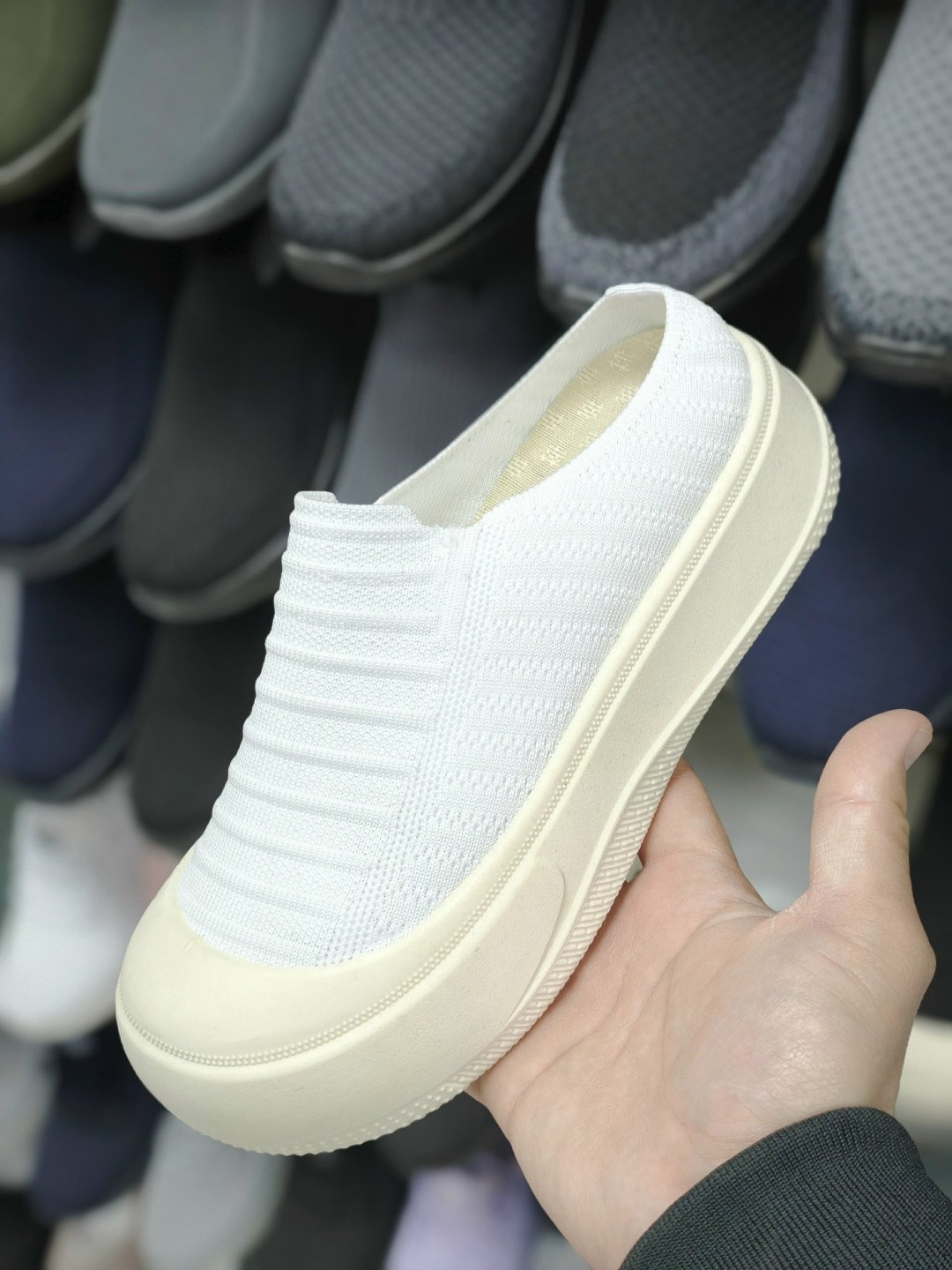 ,слипоны женские летние текстильные,слипоны женские, на плоской подошве,повседневная