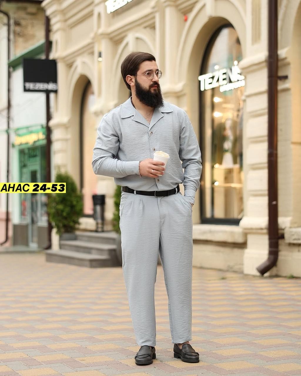 костюм классический ernesto khachatyryan,мужской повседневный костюм,костюм с рубашкой,стильный костюм мужской,костюм мужской летний