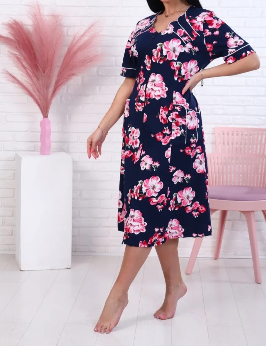 халат женский (модель 069),женский халат,халат женский большие размеры,халат трикотажный,халат домашний