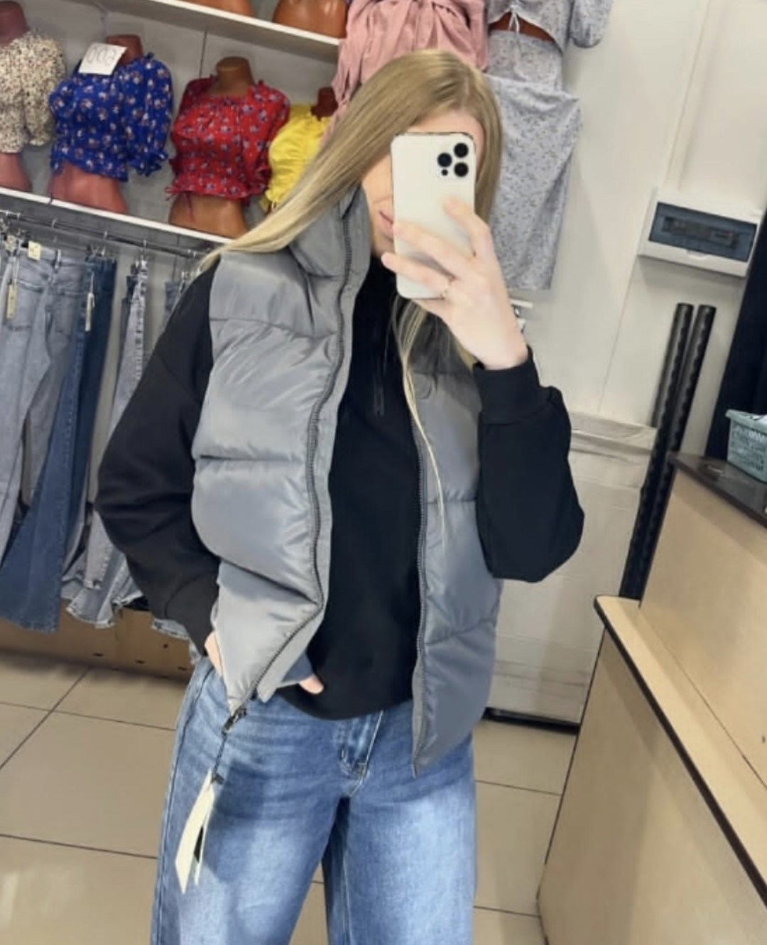 жилетка женская,жилет женский,жилет теплый,дутая жилетка,жилет