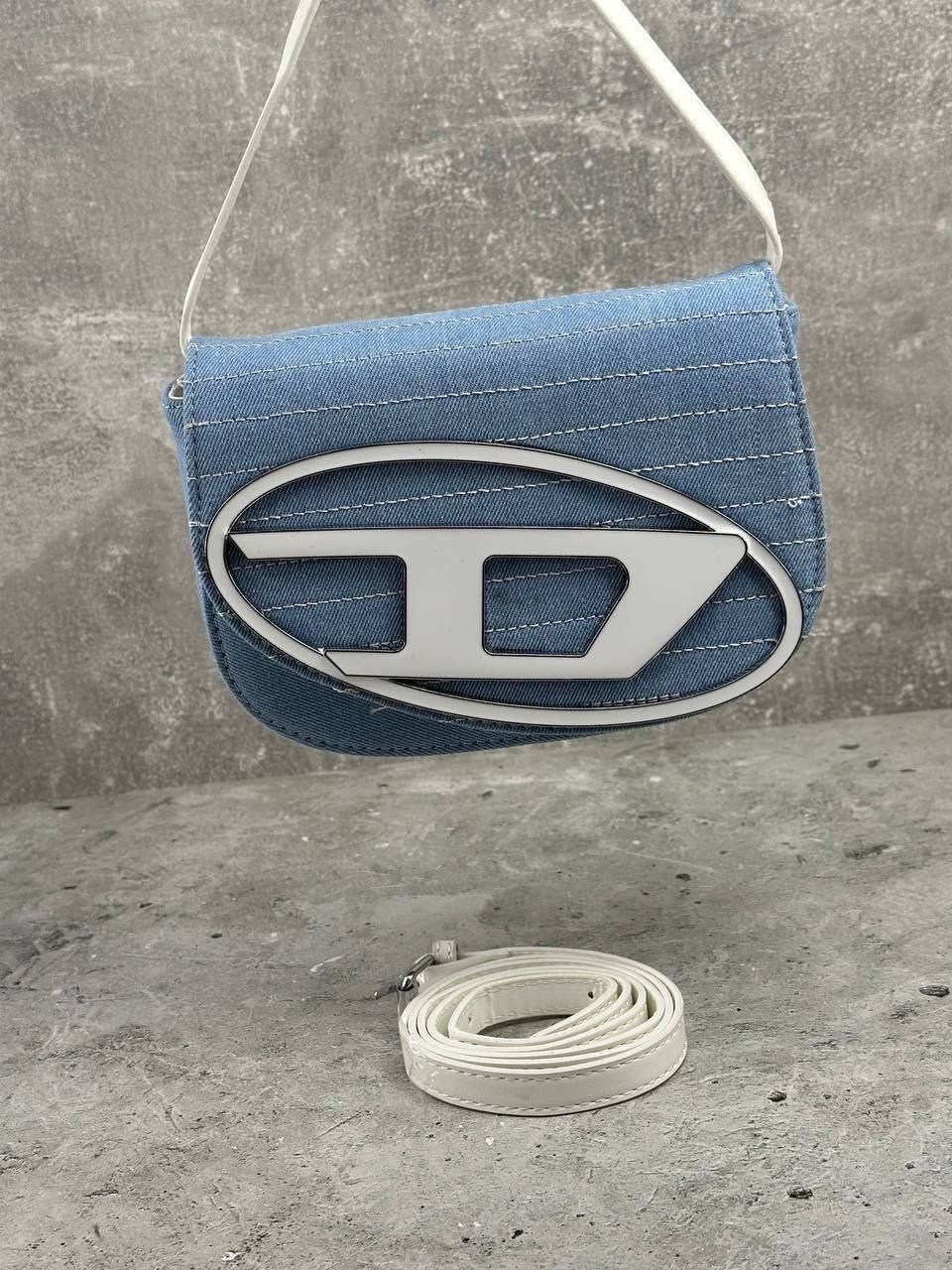 сумка дизель,сумка кросс-боди diesel,сумка дизель diesel джинсовая реплика,сумка diesel,сумка дизель джинсовая