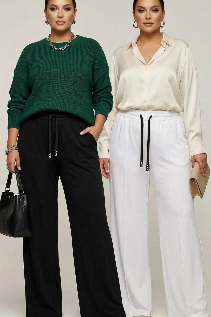 брюки для полных женщин,модные брюки,широкие брюки,брюки свободные,брюки для полных