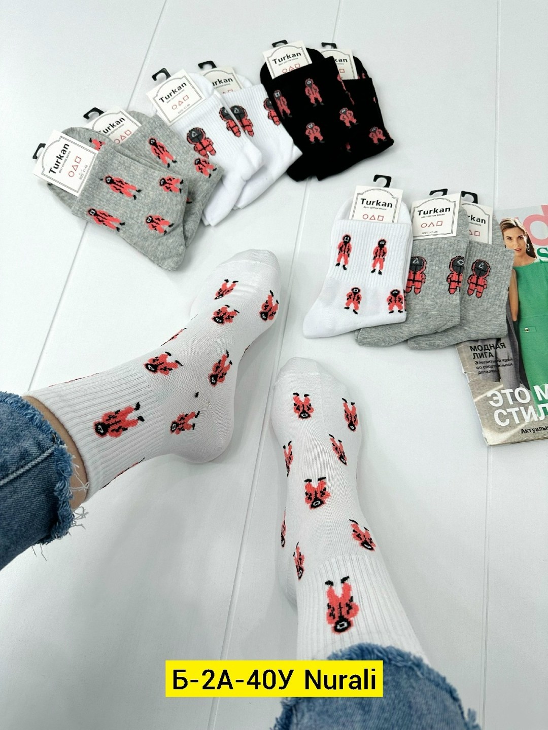 носки женские turkan,носки женские,носки женские 10 пар,комплект носки женские,женские носки turkan укороченные