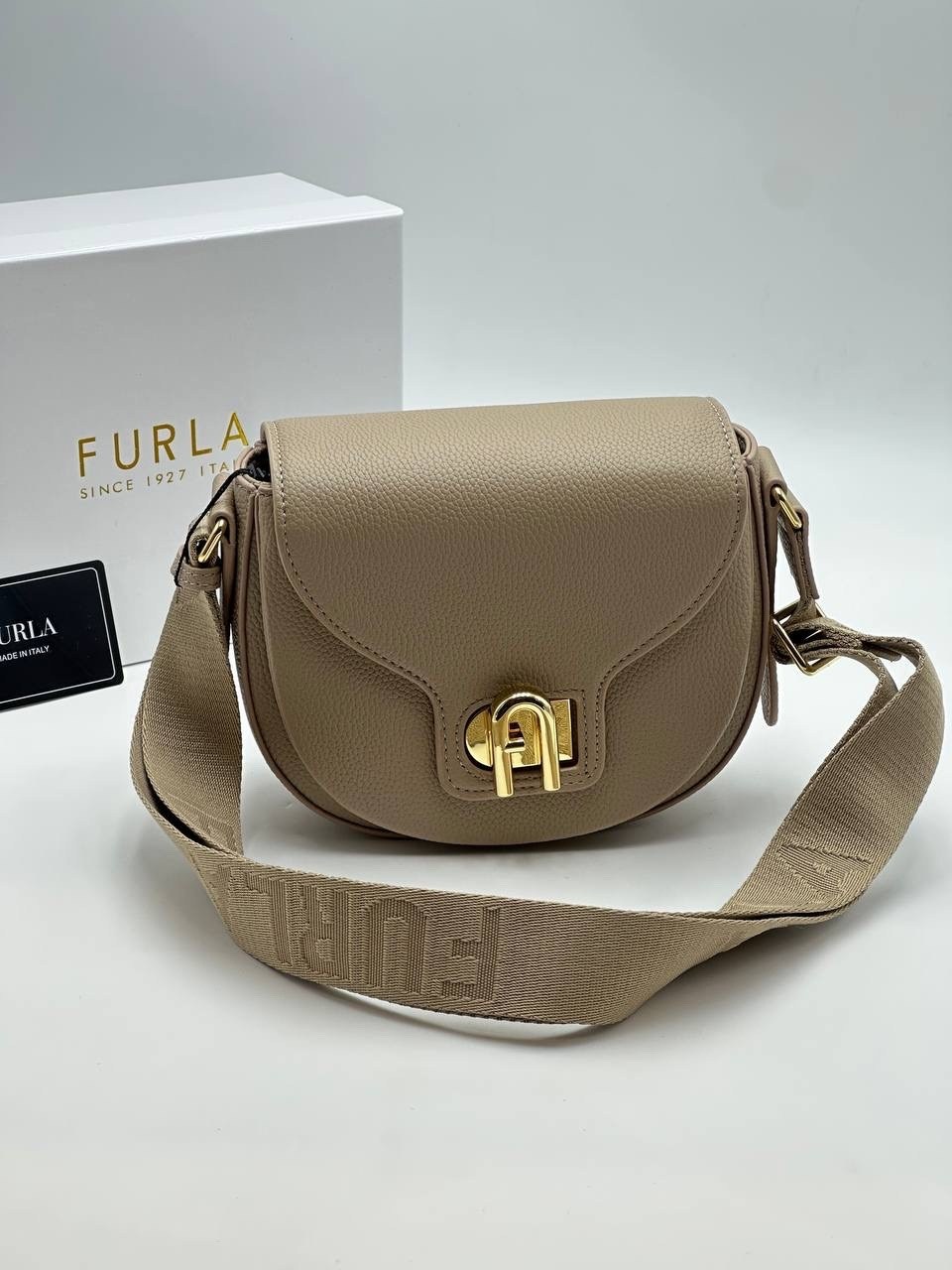 сумка женская furla,сумки через плечо furla,сумка furla,сумка через плечо furla lotus s crossbody серо-коричневый,сумка фурла