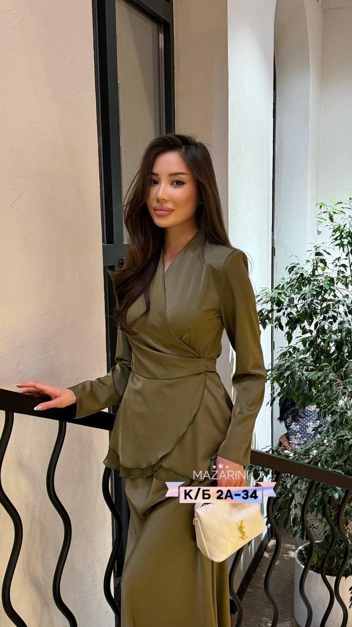 женский костюм,костюм с юбкой,шелковый костюм двойка с юбкой макси by rumi,,мусульманская платья