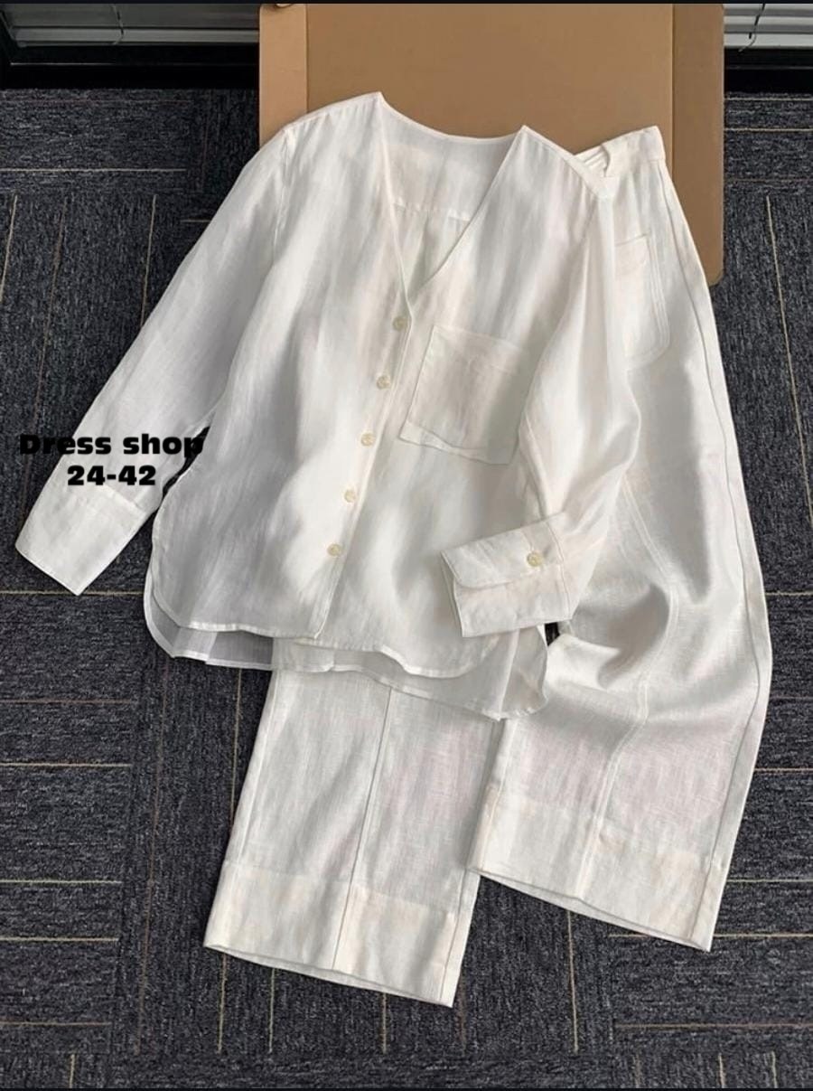 модные костюмы,костюм белый,льняной костюм,брючный костюм повседневный,брючный костюм из льна