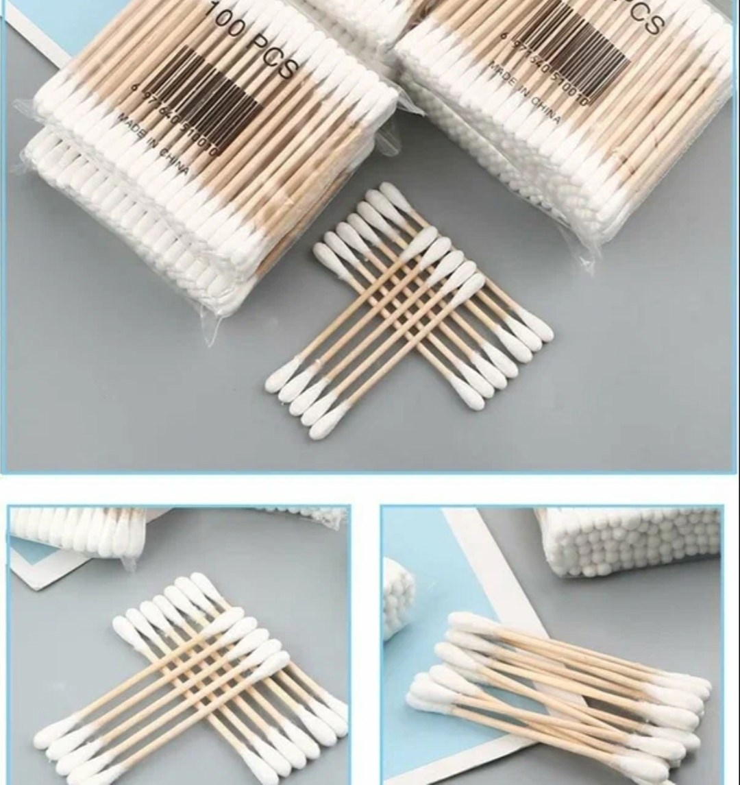 бамбуковые ватные палочки,одноразовые ватные палочки,деревянные ватные палочки,палочки для чистки,ватные палочки бамбуковые 100 шт