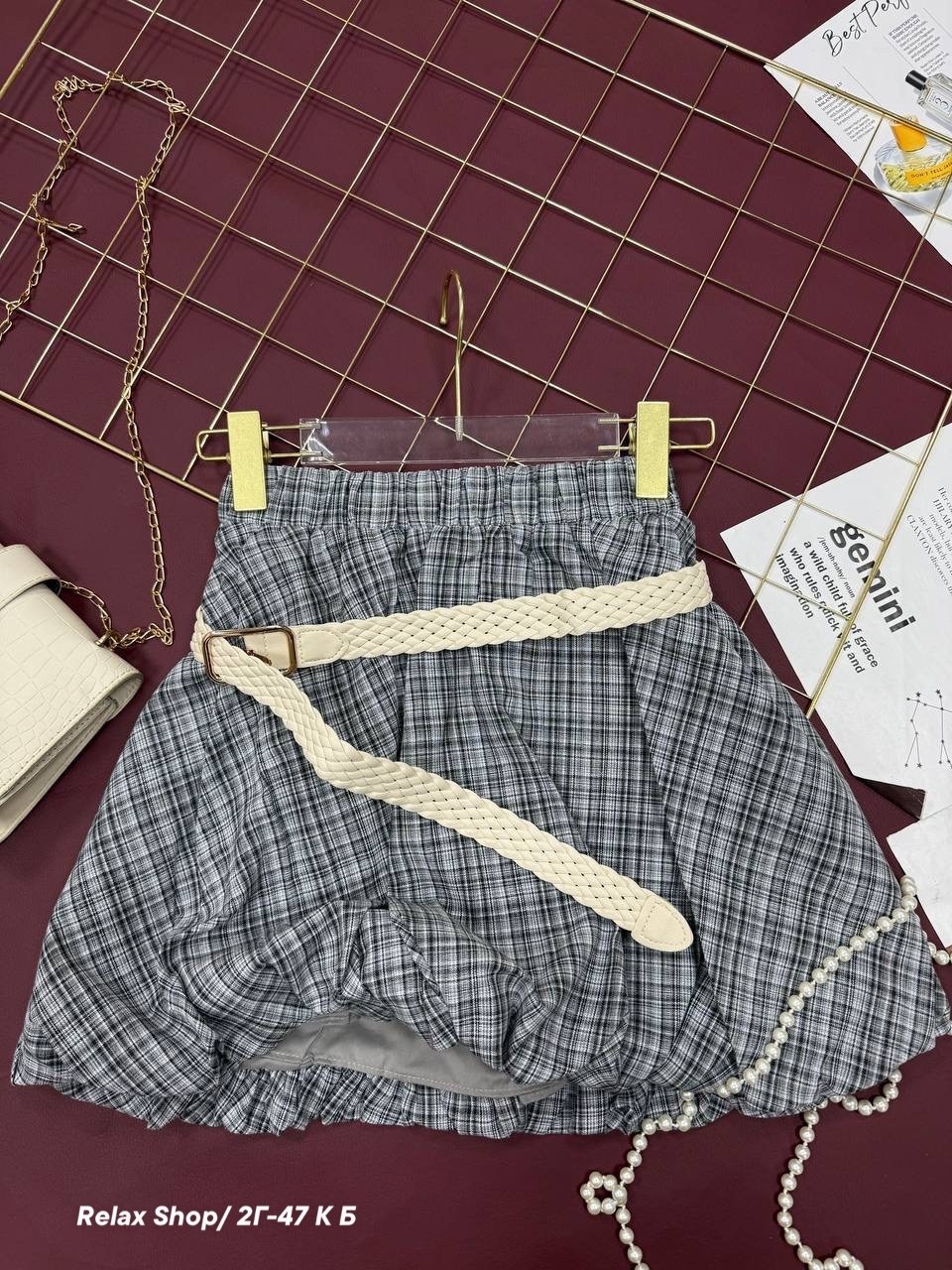 рубашка оверсайз в клетку betrendy wear,мода стиль,юбка стильная,юбка модная