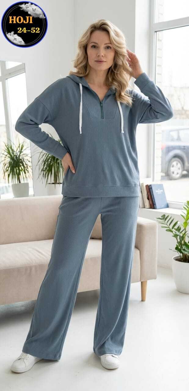 костюм женский,костюм велюровый спортивный толстовка и брюки палаццо orhida 140042300,костюм женский велюровый,трикотажный костюм,трикотажные костюмы женские