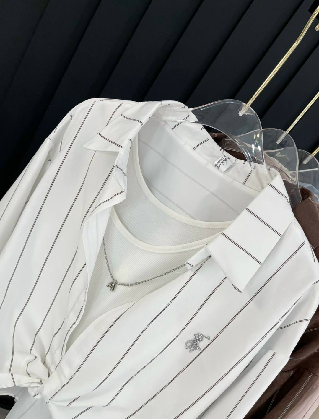 рубашка женская,рубашка в полоску,рубашка повседневная,рубашка с топом,женская блуза