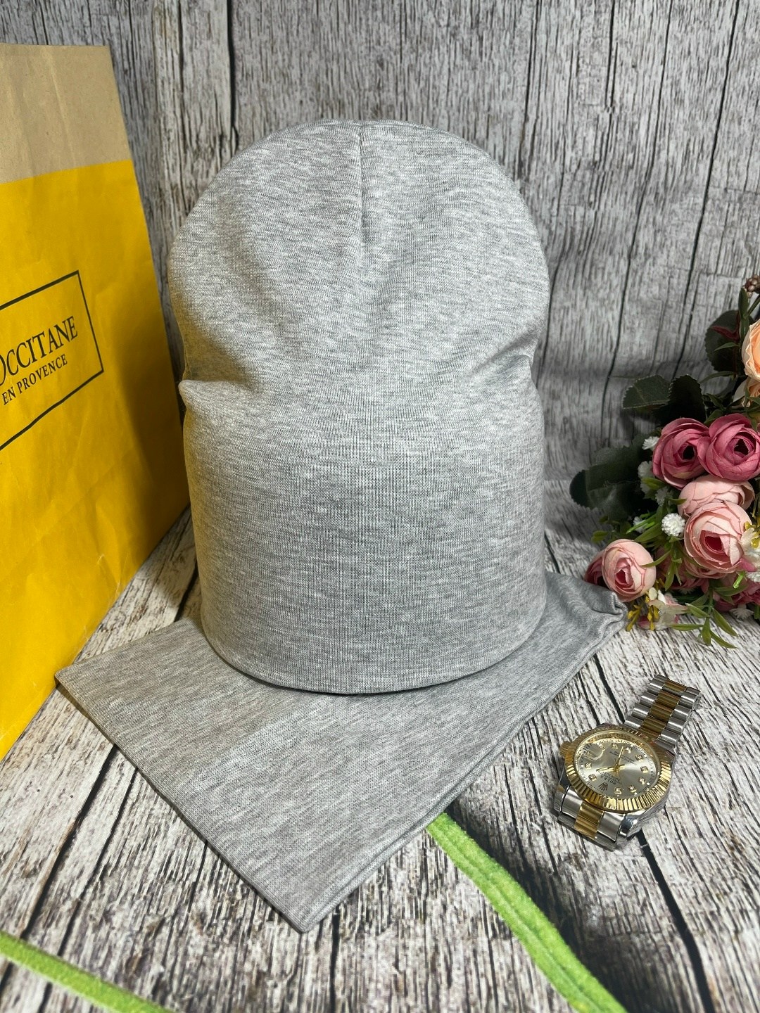 детская трикотажная шапка,трикотажная шапка,шапка и снуд,комплект детская шапка и снуд,шапка для девочек