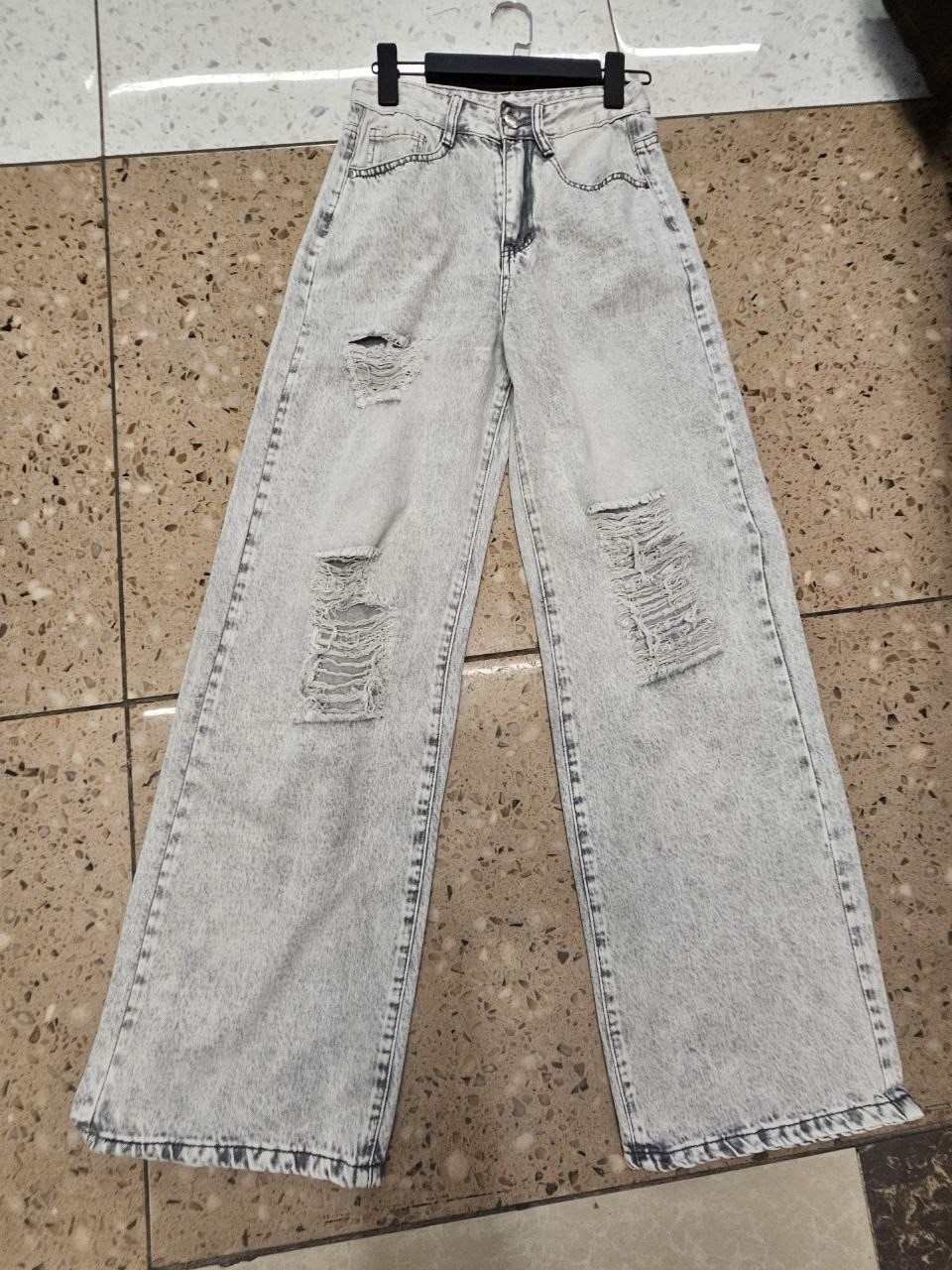 джинсы прямые палаццо рваные sena denim,джинсы прямые палаццо с разрезами рваные sena jeans,женские широкие джинсы,джинсы палаццо,широкие джинсы