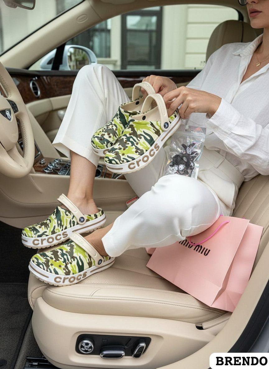 ,сандалии с перфорацией,крокс камуфляж,сандалии с дырками,пляжная