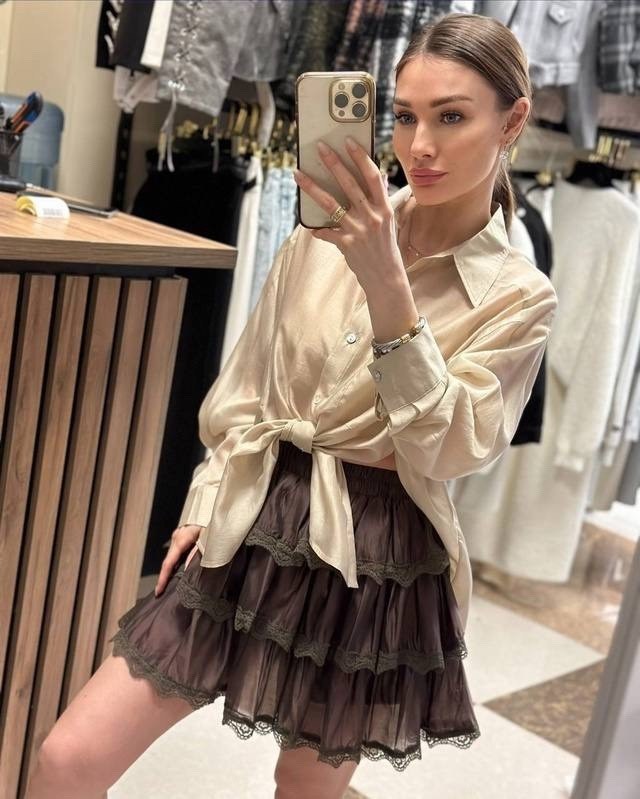 юбка с оборками,блузка с оборками,юбка с рюшами,юбка,блузка стильная