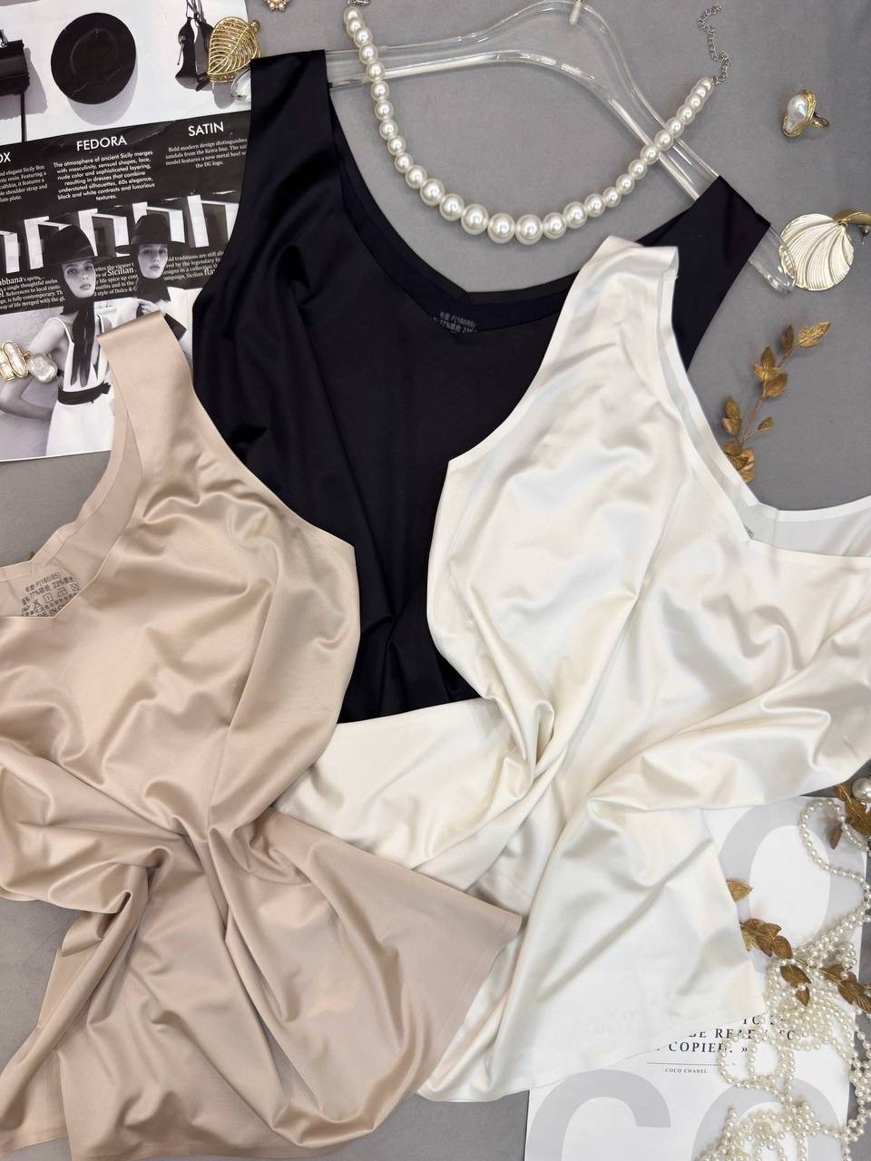 шелковый топ,бежевый топ,топ женский,шелковая майка,атласный топ