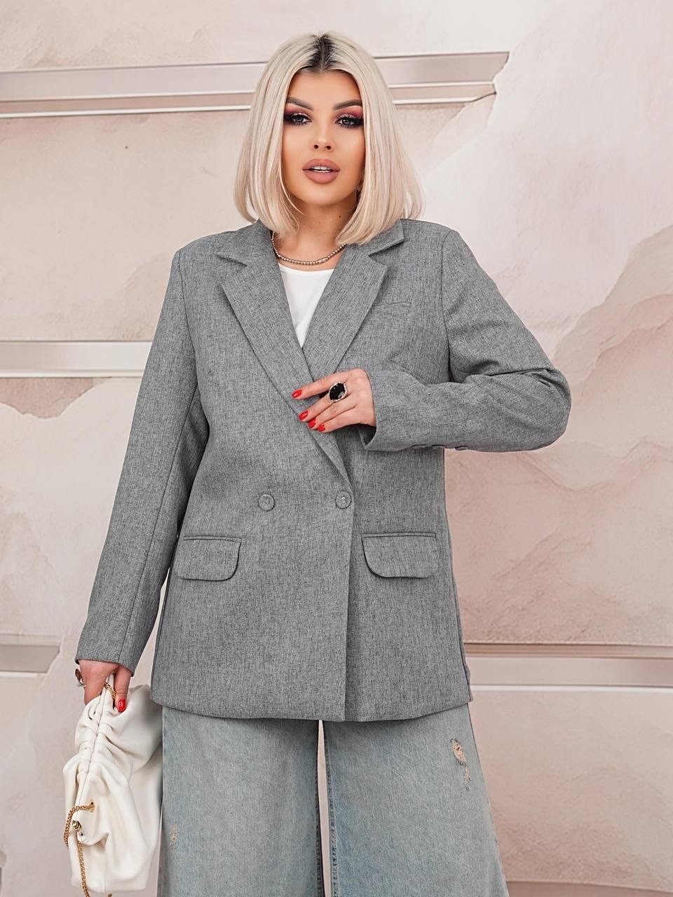 жакет,жакет (пиджак) fantazia mod 5016 серый,жакет классический,пиджак женский оверсайз,пиджак женский классический