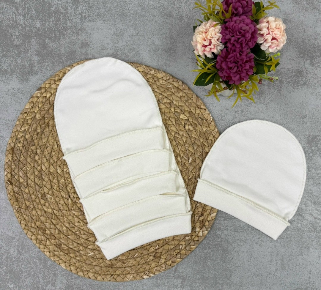 комплект шапочек для новорожденного,комплект шапочек для новорожденных солнышко,комплект чепчик,шапочка для новорожденного,чепчик под шапку