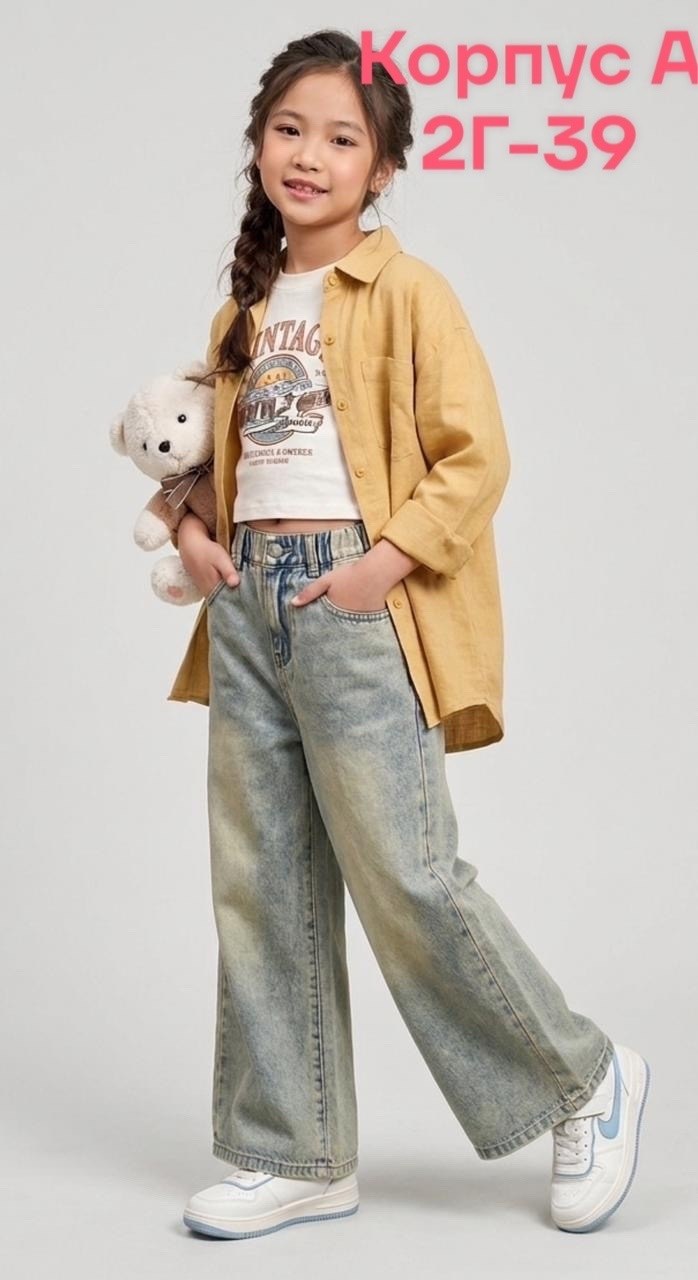 джинсы для девочки,брюки джинсы,джинсы для девочки новые 152,джинсы детский,джинсы широкие для девочки 134-164