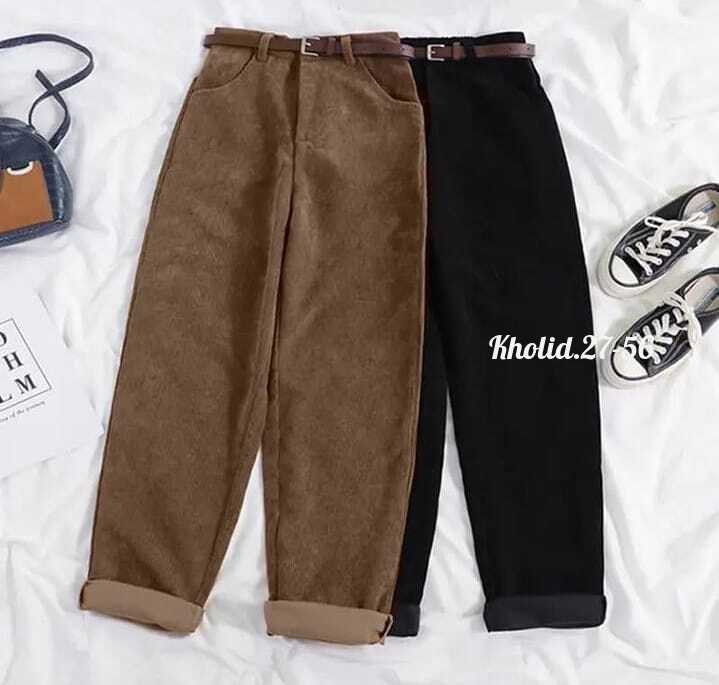 женские вельветовые брюки zoki с высокой талией,женские вельветовые брюки с высокой талией,женские весенние вельветовые брюки jmprs с высокой талией,вельветовые брюки с широкими штанинами,женские осен