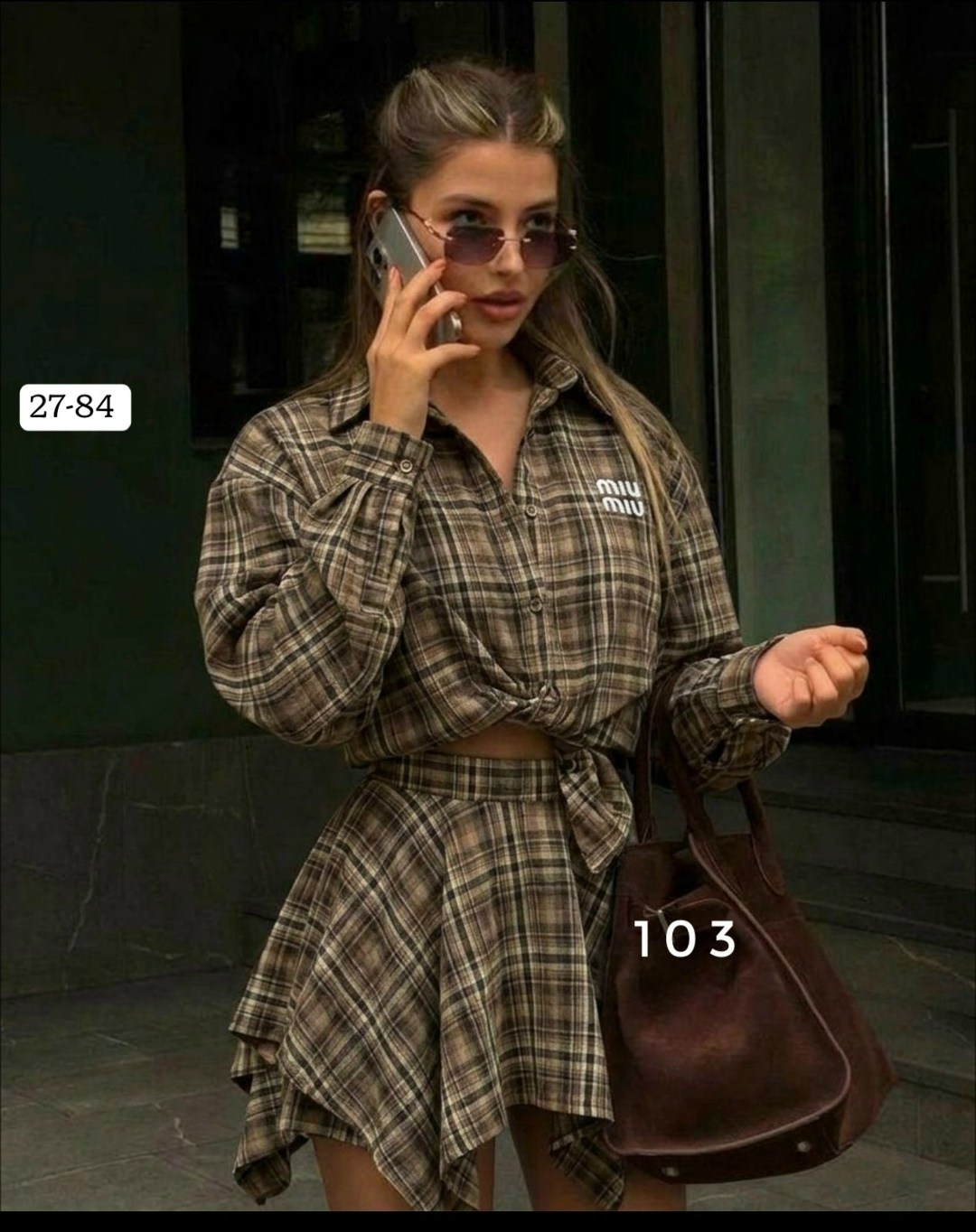 костюм с юбкой и рубашкой,костюм с юбкой и рубашкой в клетку,женский костюм,костюм с юбкой в клетку,костюм с юбкой женский