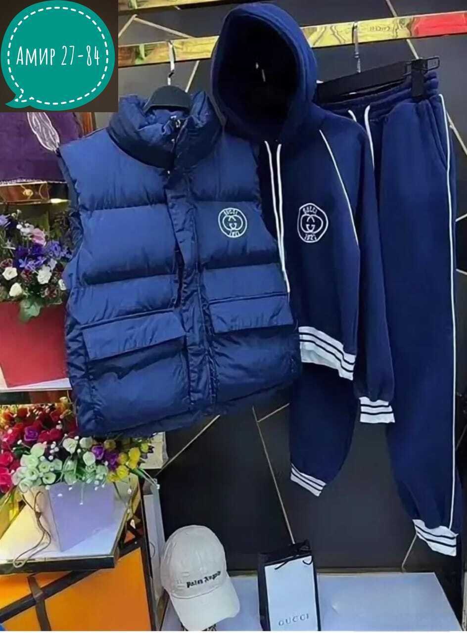 женский костюм тройка,костюм тройка moncler на флисе женский,костюм женский,женский спортивный костюм тройка с жилеткой,костюм тройка прада
