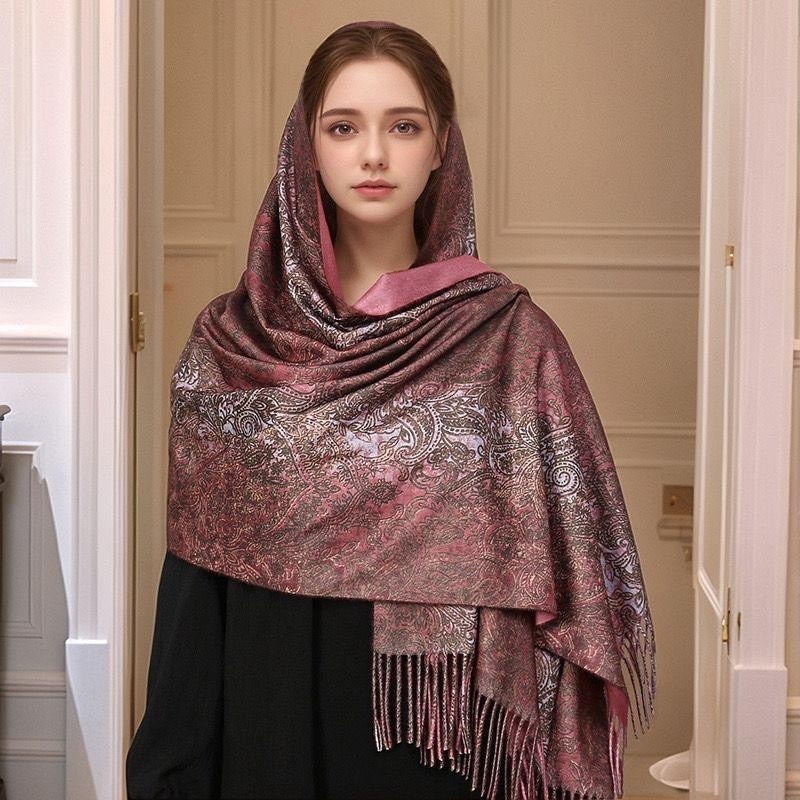 кашемировый палантин,палантин,палантин двусторонний,шарфы для женщин,женский шарф