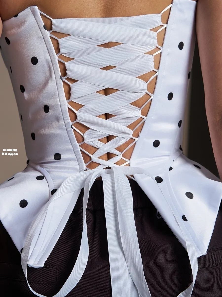 корсет в горошек,корсет женский,корсет бюстье,корсет топ,корсет