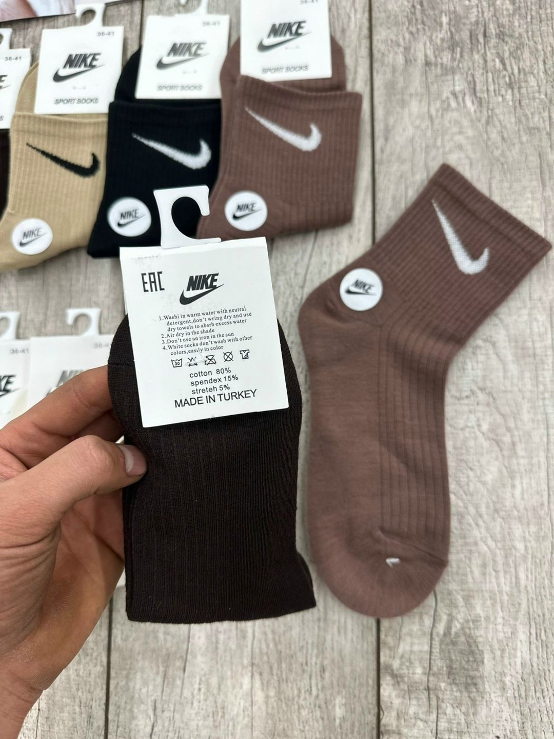 носки мужские 10 пар nike,носки мужские,носки средние хлопковые набор 5 пар nike,комплект носков nike,носки мужские nike