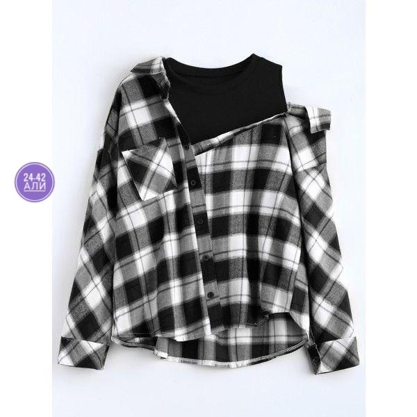 рубашка женская в клетку,повседневная рубашка в клетку,женская рубашка оверсайз в клетку,повседневная рубашка,клетчатая рубашка женская