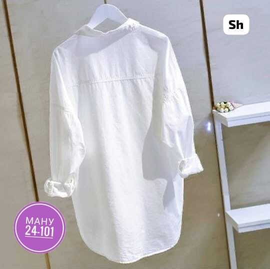 белая женская рубашка,рубашка белая,длинная белая рубашка,рубашка оверсайз женская,женская хлопковая рубашка с длинными рукавами