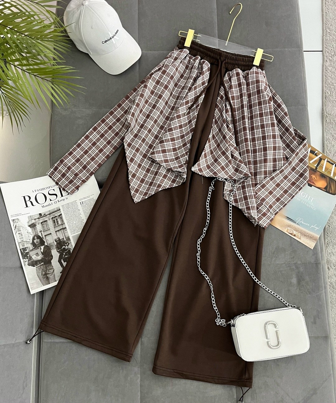 брюки комплект,повседневный костюм,повседневные брюки,брюки в клетку,модные брюки