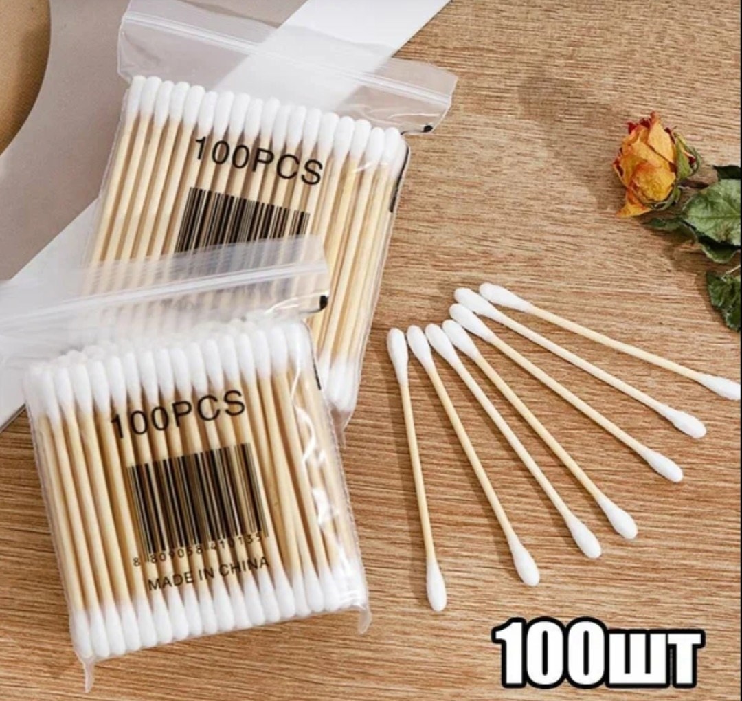 бамбуковые ватные палочки,одноразовые ватные палочки,деревянные ватные палочки,палочки для чистки,ватные палочки бамбуковые 100 шт