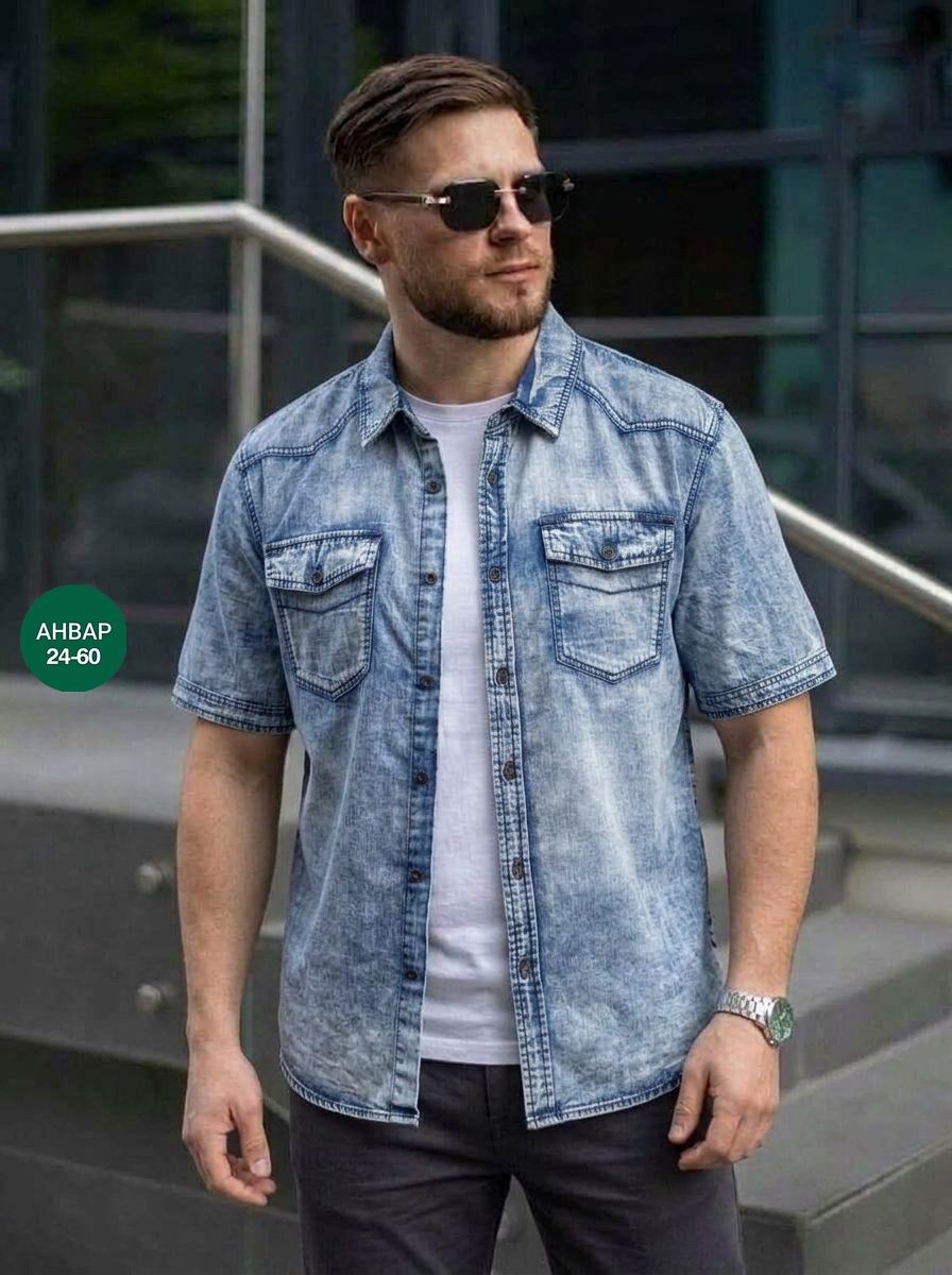 мужская джинсовая рубашка,мужская рубашка,рубашка джинсовая,рубашка,мужская мода