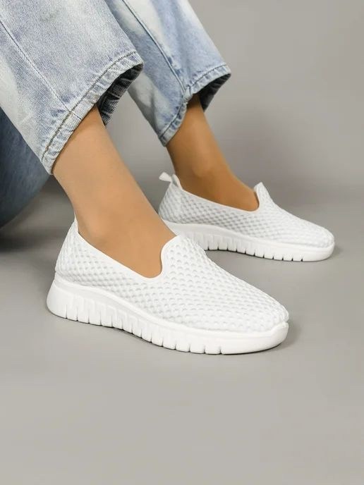 повседневная ,,слипоны женские, женская летняя,слипоны сетка женские