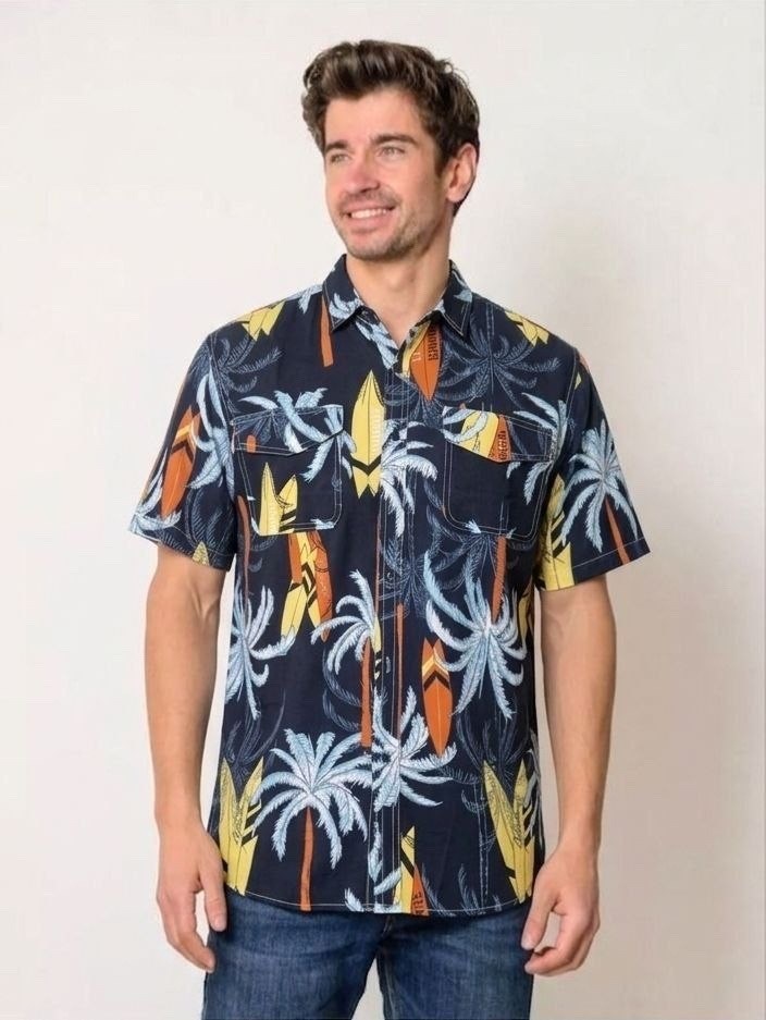 гавайская рубашка,рубашка алоха гавайская мужская,мужская гавайская рубашка,летние рубашки мужские гавайки,рубашка