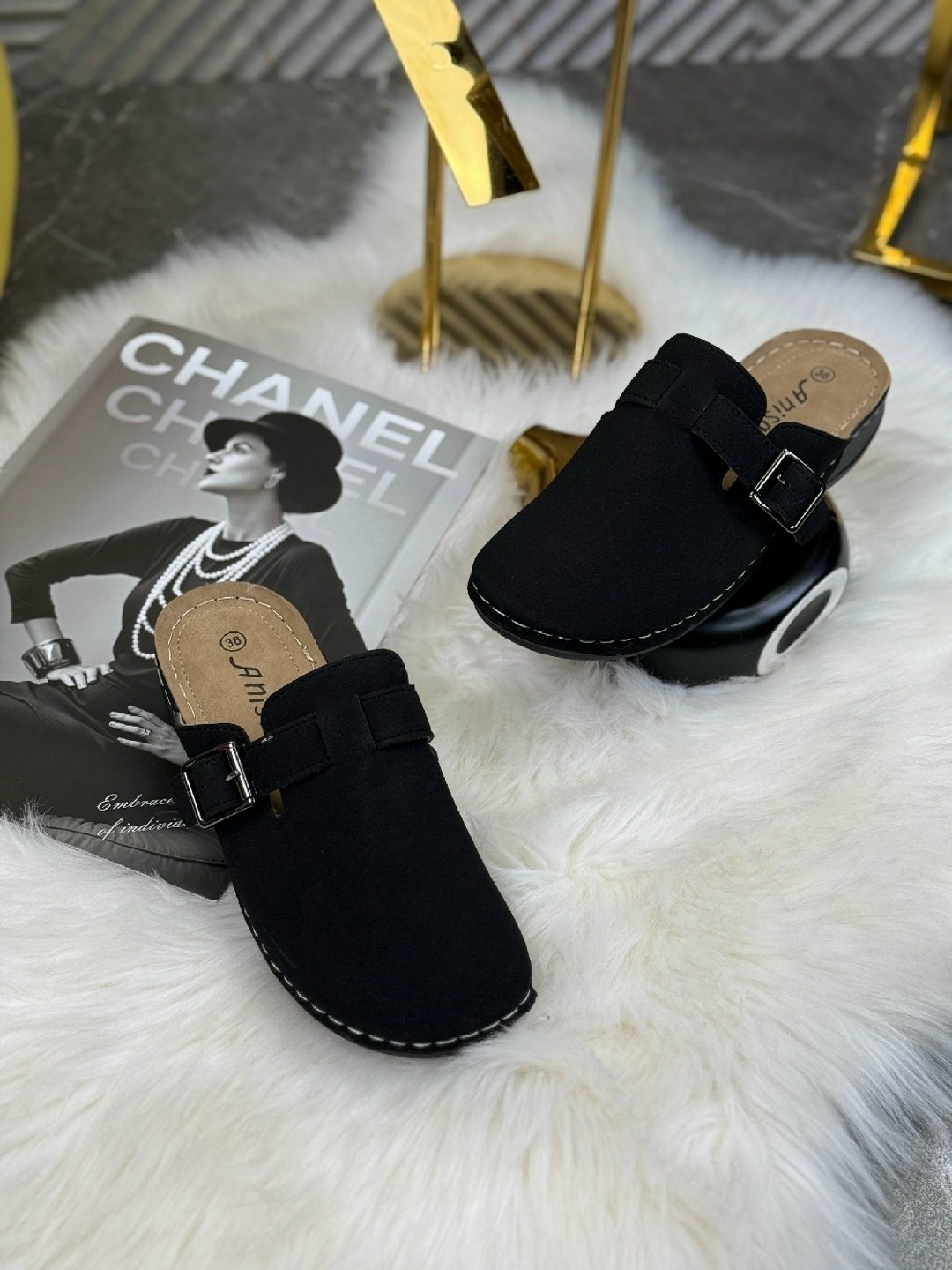 ,мюли женские,женская , повседневные,сабо замшевые