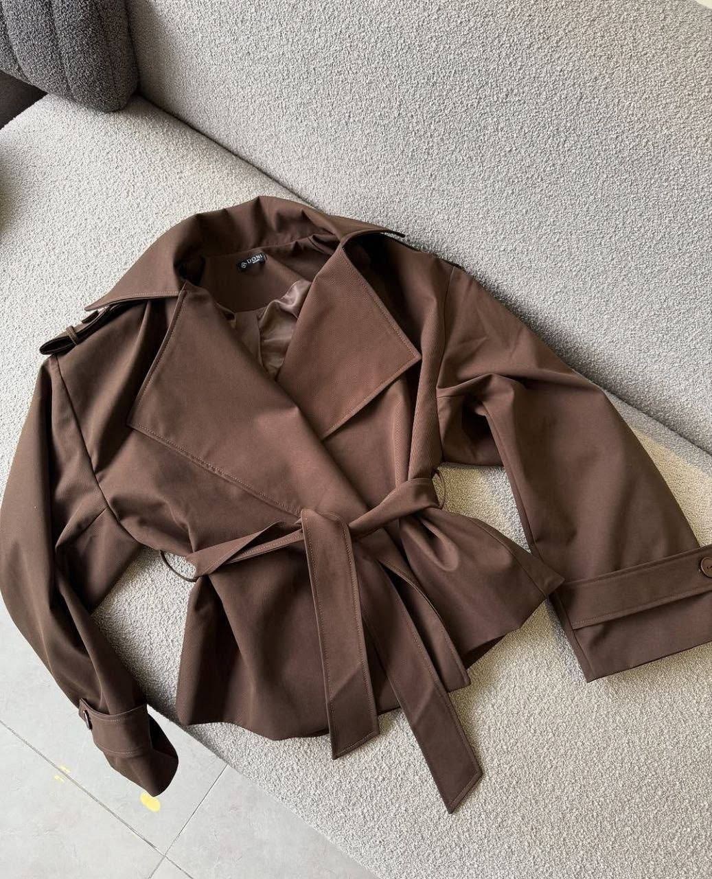 пальто тренч,тренч с поясом,пальто с поясом,короткий тренч,женский тренч