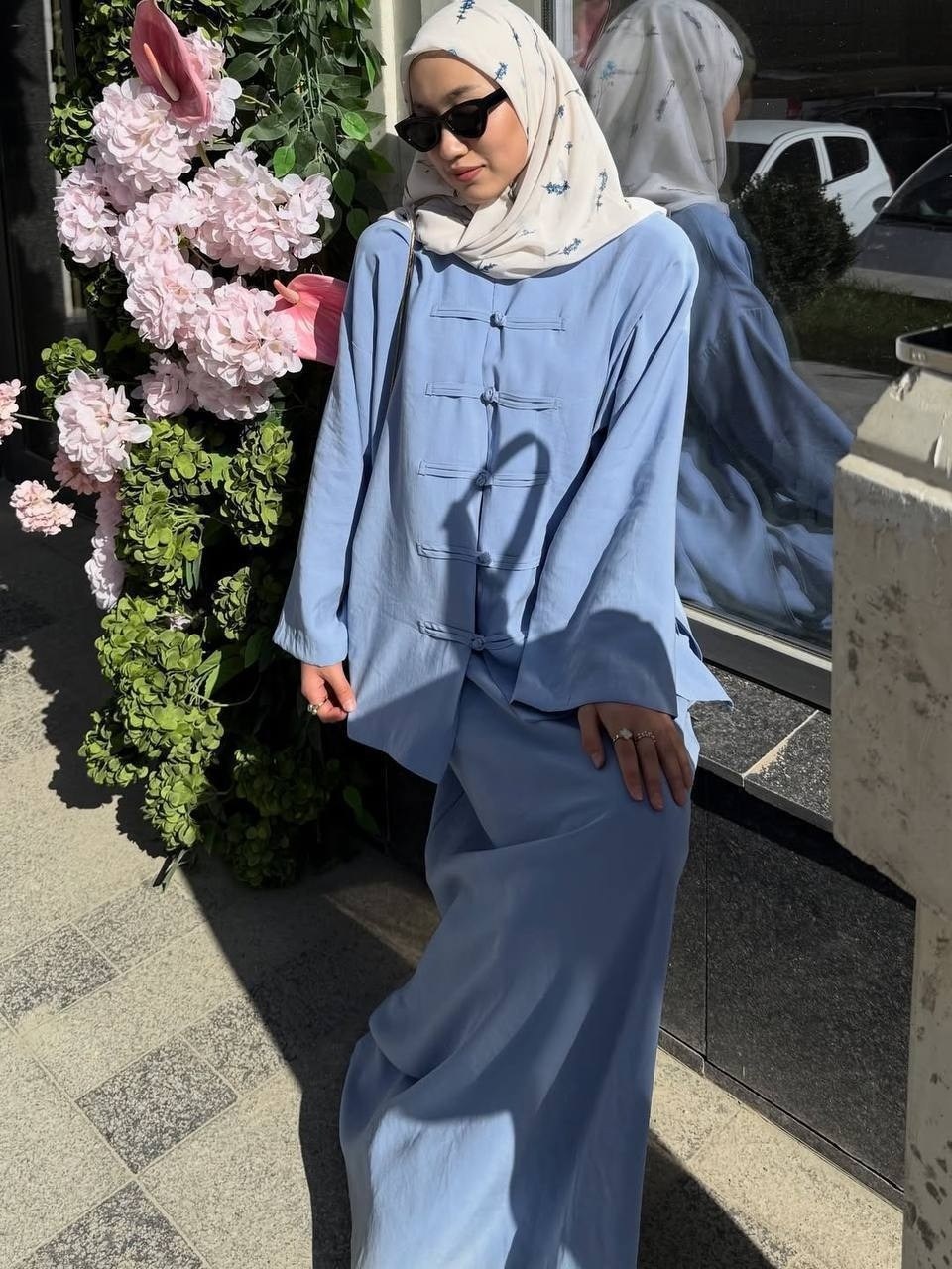 брючный костюм dava 2227 бежевый,льняной костюм женский,льняной костюм,костюм летний льняной оверсайз с брюками и рубашкой v&k brandshop,льняной костюм женский оверсайз штаны и рубашка